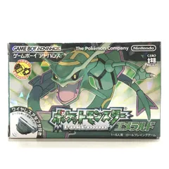 □任天堂 ゲームボーイアドバンスソフト ポケットモンスター エメラルド (ワイヤレスアダプタ同梱) 開封品