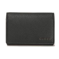 GUCCI グッチ ロゴ フラップ カードホルダー ブルーインテリア バイ