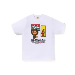 A BATHING APE® JAPAN アート ベイビー マイロ 半袖 XL