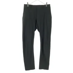 美品 TOKYO WHEELS トウキョウウィールズ 日本製 ストレッチ サイクル ロングパンツ L ブラック メンズ 古着