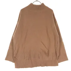美品 JOURNAL STANDARD ジャーナルスタンダード カシミヤ混 長袖 ハイネック ニット ブラウン レディース 古着