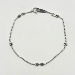 VENDOME ヴァンドーム K18WG ブレスレット フラワー 花 1.57g