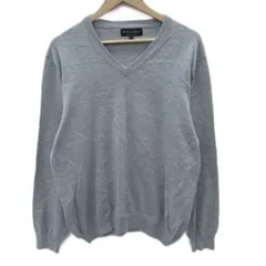 ブルックスブラザーズ BROOKS BROTHERS ニット セーター 長袖 Vネック L グレー /SM1 ■GY58