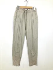 green label relaxing グリーンレーベルリラクシング ユナイテッドアローズ T/R ドロスト タック テーパード パンツ size36/ベージュ ■■レディース