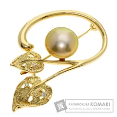 TASAKI タサキ パール 真珠 ブローチ K18YG レディース [中古]