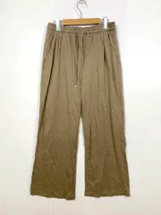 新品 Classical Elf クラシカルエルフ ce1060002 定価3999円 夏に大活躍！大人上品しなやか カットカラー イージー パンツ sizeXL/モカ ■■レディース