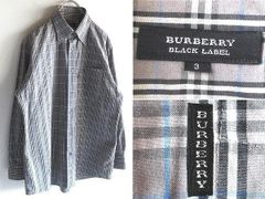 希少】BURBERRY バーバリー ノバチェック シャツ コットン100% - メルカリ