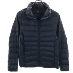 UNIQLO ユニクロ ウルトラライトダウンジャケット M ネイビー レディース 古着