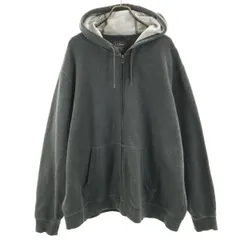 L.L.Bean エルエルビーン 長袖 スウェット ジップパーカー XXL グレー ビッグサイズ アウトドア メンズ 古着