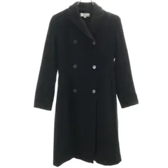 Calvin klein カルバンクライン ダブルブレスト コート 9 ブラック レディース 古着