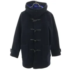 BEAMS HEART ビームスハート ウールブレンド ダッフルコート M ネイビー メンズ 古着