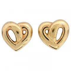 ディオール ハート イヤリング ゴールド Aランク di0909gg
