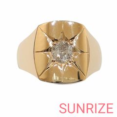 K18 印台リング 30.4g D計 0.78ct 20号 指輪 18金 アクセ - メルカリ
