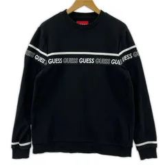 GUESS ゲス クルーネック プルオーバースウェット sizeXS/ブラック