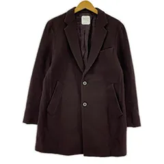 UNITED TOKYO ユナイテッド トウキョウ ウール混 チェスターコート size1/ブラウン系