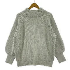 ITEMS URBAN RESEARCH アイテムズ アーバンリサーチitems タグ付きニット sizeFree /ライトグレー