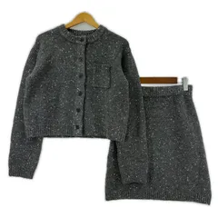 N.Natural Beauty Basic  エヌナチュラルビューティベーシック ニット カーディガン スカートセットアップ (スカート) sizeM/グレー系