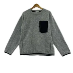 A DAY IN THE LIFE UNITED ARROWSアデイインザライフユナイテッドアローズ 裏起毛 パイピング ニットカットソー sizeL/グレー