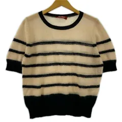 Max Mara マックスマーラ ボーダーニット size表記なし/ベージュ×ブラック