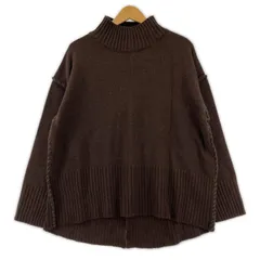 ITEMS URBAN RESEARCH アイテムズ アーバンリサーチitems カラーステッチ ハイネック ニット sizeFree/ブラウン