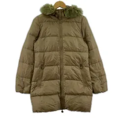 INED イネド ダウンコート size9/ベージュ