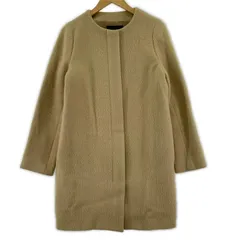 INDIVI   インディヴィ ノーカラーコート size38/ベージュ