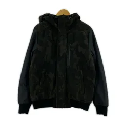 GLOBAL WORK グローバルワーク   ジップアップ フーディジャケット sizeL/カーキ×ブラック