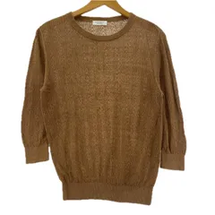 BEAUTY&YOUTH UNITED ARROWS ビューティアンドユースユナイテッドアローズ レースニットカットソー size表記なし/ブラウン