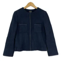 NOLLEY'S ノーリーズ  ツイードジャケット size38/ネイビー