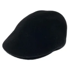 KANGOL カンゴール ウール混ハンチング sizeL/ブラック
