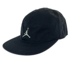 NIKE ナイキ ジョーダン ワンポイント刺繍キャップ sizeL/ブラック