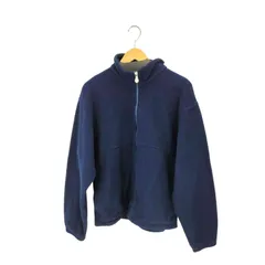 ランズエンド LANDS END 90s カナダ製 フルジップ フリース ジャケット メンズ  M
