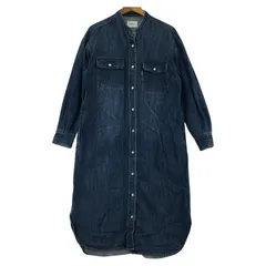 SHIPS any シップス エニィ デニムワンピース sizeF/ブルー