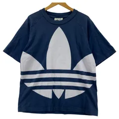 adidas  アディダス  ロゴプリント半袖Ｔシャツ sizeM/ブルー系