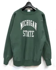 Champion｜チャンピオン  リバースウィーブ クルーネックスウェットシャツ  MICHIGAN STATE ミシガン州立大学 カレッジ  TRUE TO ARCHIVES C3-Q043