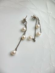 パール ロング ピアス ripsalis リプサリス 4dot pearl - メルカリ