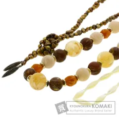 SELECT JEWELRY セレクトジュエリー 染めパール 真珠 樹脂 シェル プラスチック  水晶 6点セット ネックレス 金属製 レディース [中古]