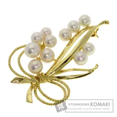 MIKIMOTO ミキモト パール 真珠 ブローチ K18YG レディース [中古]