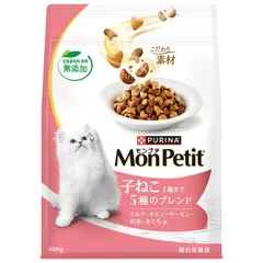 ネスレ モンプチ バッグ 子ねこ 5種のブレンド 600g 猫用フード （1点）