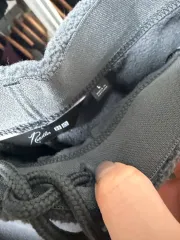 ユニクロ x ニードルズ フリース ワイド パンツ ダーク グレー