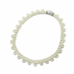 ノーブランド品 ネックレス アクセサリー パール 真珠 白 ホワイト ■GY18 /MQ