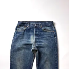 Levi’s リーバイス 501xx デニムパンツ USA製 W34 L32 実寸W31 L29 インディゴ ブルー 鬼ヒゲ ヒゲ フェード ボタンフライ ストレート ジーンズ 90s USA古着