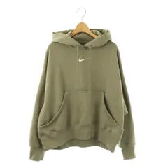 ナイキ NIKE プルオーバー ロゴ パーカー フーディー XS カーキ /DF ■OS