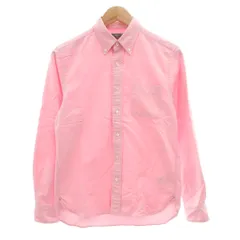 ビームスプラス BEAMS+ オックスフォードシャツ XS ボタンダウン BD 長袖 無地 ピンク /AE