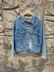 80s リーバイス ヴィンテージ 3世代 ウォッシュ デニム トラッカー ジャケット 40