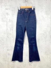 MOUSSY マウジー フレア ロング デニムパンツ sizeサイズ表記不明/紺 ■■◎レディース