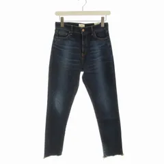 アングリッド UNGRID デニムパンツ ジーンズ スキニー カットオフ 26 紺 ネイビー 112022481101-01 /EE