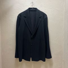 HOMME PLISSE ISSEY MIYAKE オムプリッセイッセイミヤケ Basic Pleats Jacket プリーツジャケット HP55JD201 ブラック size:2【代官山B02】