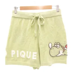 ジェラートピケ gelato pique ルームウェア スーパーマリオ コラボ ショートパンツ F 緑 グリーン キャラクター刺繍 /NL ■GY06