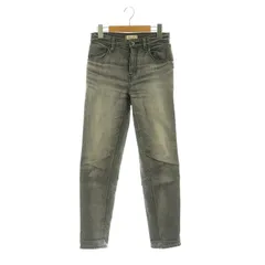 ヤヌーク YANUK 22SS RUTH スリムテーパード デニムパンツ ジーンズ 23 チャコールグレー /MY ■OS